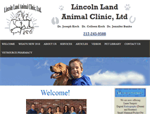 Tablet Screenshot of lincolnlandac.com